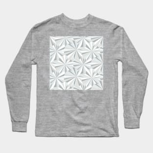 Retro Abstract Gray Geometry Long Sleeve T-Shirt